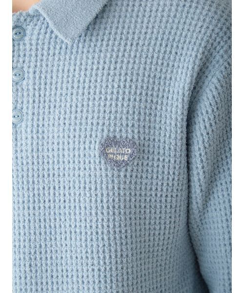 gelato pique（ジェラートピケ）の「【HOMME】ワッフルニットシャツ
