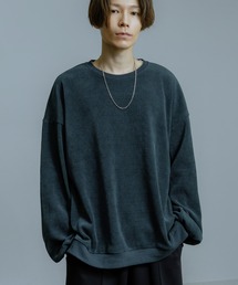 細畝 ニットソー トレーナー