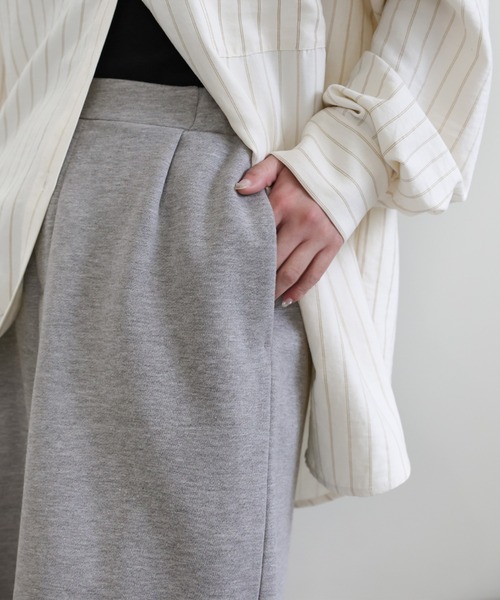 select MOCA（セレクトモカ）の「ソフトタッチスウェットルーズパンツ（スウェットパンツ・レディース・グレー/チャコールグレー・FREE）」の9枚目の写真