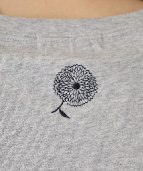 BARNDOOR（バーンドア）の「20天竺線フリルドルマンロンT 長袖（Tシャツ/カットソー・レディース・杢グレー/アイボリー/ブラック・FREE）」の11枚目の写真