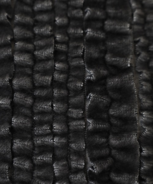 BARNDOOR（バーンドア）の「20天竺線フリルドルマンロンT 長袖（Tシャツ/カットソー・レディース・杢グレー/アイボリー/ブラック・FREE）」の9枚目の写真