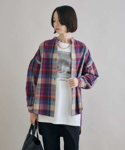 TRANOI. フランネルチェックシャツ（シャツ/ブラウス）｜Paradise