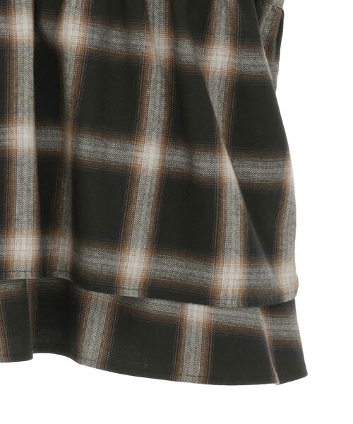 GARAGE OF GOOD CLOTHING（ガレージオブグッドクロージング）の「【日本製】オンブレチェックVネックキャミソール（ベスト・レディース・チェック・FREE）」の14枚目の写真