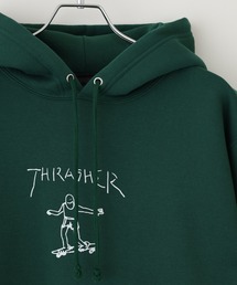 THRASHER｜スラッシャーのパーカー（グリーン・カーキ/緑色系 