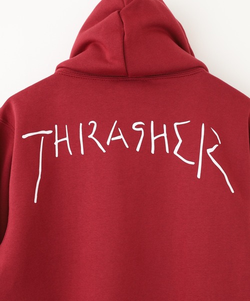 THRASHER SWEAT L/S HOODIE 長袖スウェットプルオーバーパーカー