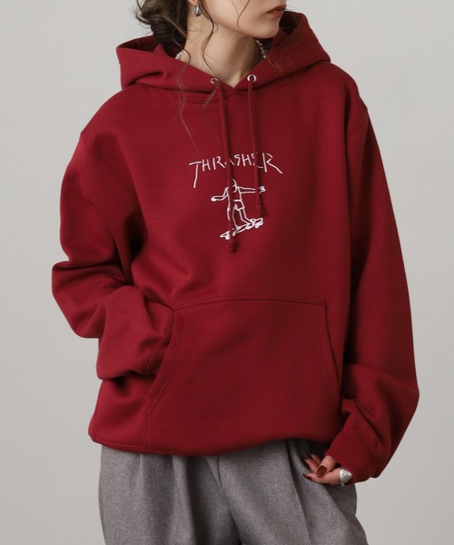 THRASHER SWEAT L/S HOODIE 長袖スウェットプルオーバーパーカー