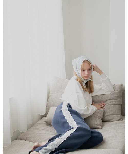 April Jane(エイプリルジェーン)の「レーススウェットパンツ(スウェットパンツ・レディース・グレー/ネイビー・MEDIUM/SMALL)」の10枚目の写真