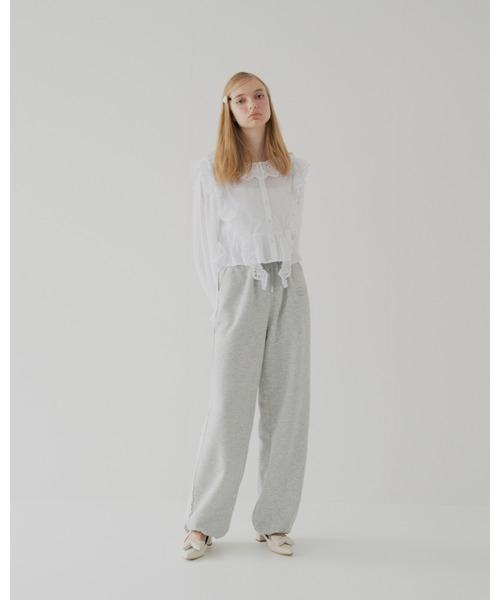April Jane(エイプリルジェーン)の「レーススウェットパンツ(スウェットパンツ・レディース・グレー/ネイビー・MEDIUM/SMALL)」の17枚目の写真