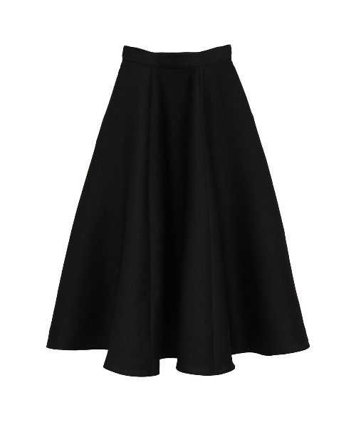 CLANE(クラネ)の「CLANE VOLUME FLARE SKIRT 19109-6132(スカート・レディース・ブラック/ベージュ・1/2)」の10枚目の写真