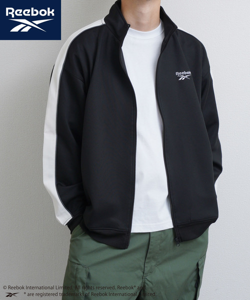 Reebok(リーボック)の「REEBOK 袖ライン 左胸エンブロイダリー トラックジャケット(Tシャツ/カットソー・メンズ・チャコールグレー/ネイビー/ブラック・X-LARGE/LARGE/MEDIUM)」の11枚目の写真