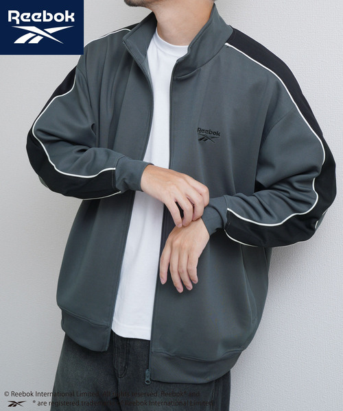 Reebok(リーボック)の「REEBOK 袖ライン 左胸エンブロイダリー トラックジャケット(Tシャツ/カットソー・メンズ・チャコールグレー/ネイビー/ブラック・X-LARGE/LARGE/MEDIUM)」の20枚目の写真