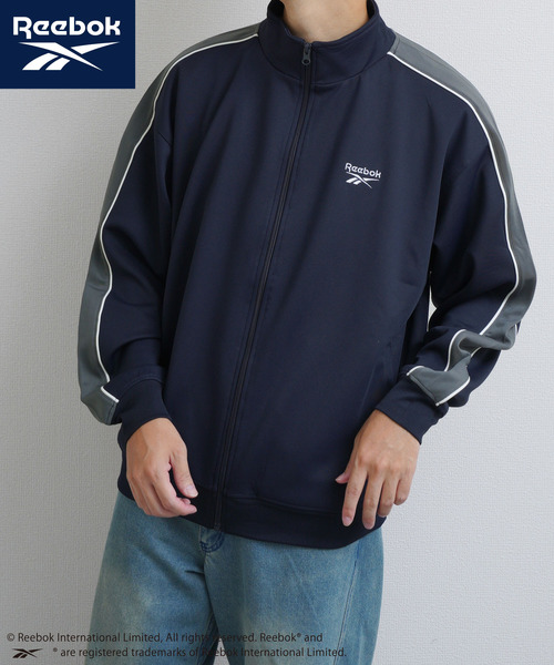 Reebok(リーボック)の「REEBOK 袖ライン 左胸エンブロイダリー トラックジャケット(Tシャツ/カットソー・メンズ・チャコールグレー/ネイビー/ブラック・X-LARGE/LARGE/MEDIUM)」の21枚目の写真