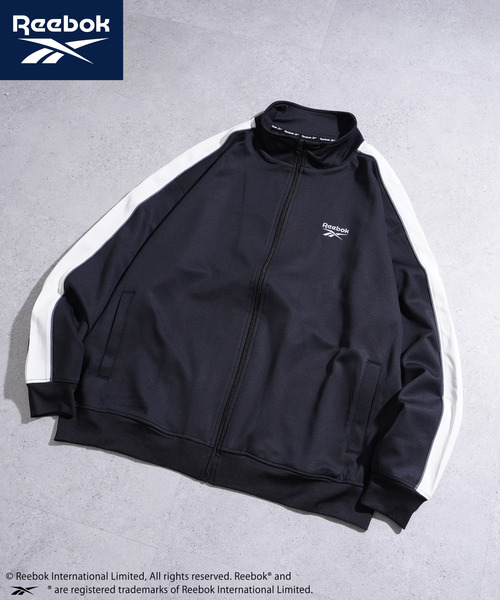 Reebok(リーボック)の「REEBOK 袖ライン 左胸エンブロイダリー トラックジャケット(Tシャツ/カットソー・メンズ・チャコールグレー/ネイビー/ブラック・X-LARGE/LARGE/MEDIUM)」の22枚目の写真