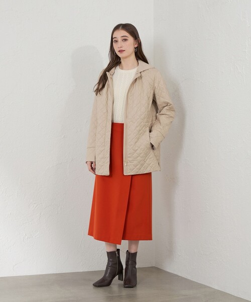 amaca（アマカ）の「【Anniversary　Piece】アルチザンニット（ニット/セーター・レディース・ダークネイビー/オフホワイト・38/40）」の4枚目の写真