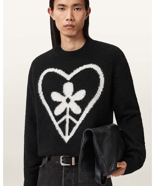 セール】FINDEN OVERSIZED JACQUARD JUMPER | FINDEN オーバーサイズ