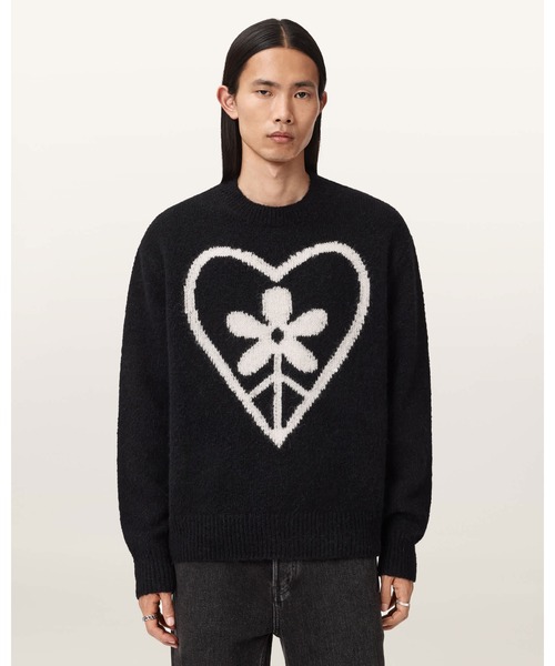 セール】FINDEN OVERSIZED JACQUARD JUMPER | FINDEN オーバーサイズ