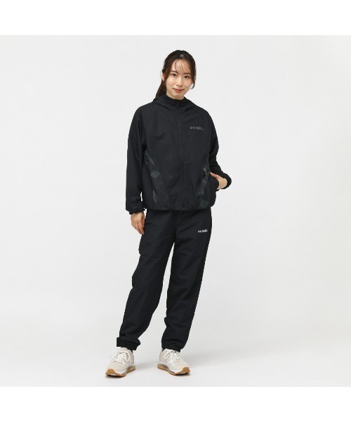 UNDER ARMOUR(アンダーアーマー)の「アンダーアーマー UAトリコットウーブン プリント フルジップ フーディー(ナイロンジャケット・レディース・サックスブルー/ブラック・S/M/L/XL)」の5枚目の写真