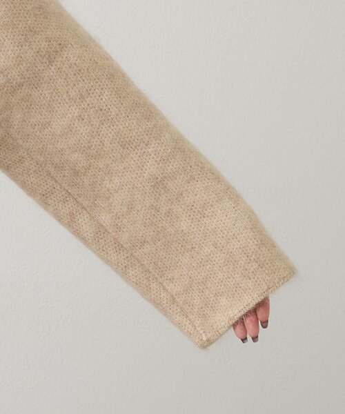 russet（ラシット）の「【再値下げ】モヘアダブルニットコート（その他アウター・レディース・ベージュ/キャメル/グレー・FREE）」の11枚目の写真