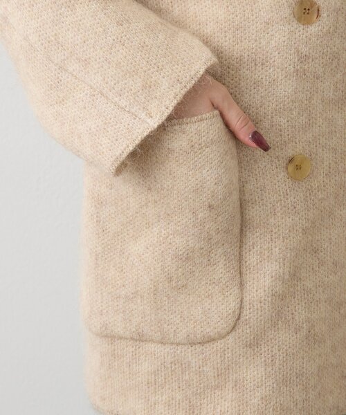 russet（ラシット）の「【再値下げ】モヘアダブルニットコート（その他アウター・レディース・ベージュ/キャメル/グレー・FREE）」の12枚目の写真