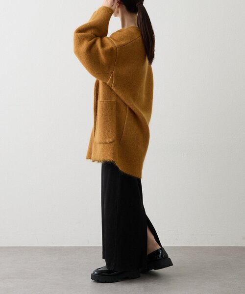 russet（ラシット）の「【再値下げ】モヘアダブルニットコート（その他アウター・レディース・ベージュ/キャメル/グレー・FREE）」の16枚目の写真