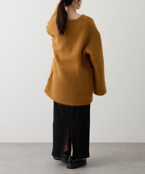 russet（ラシット）の「【再値下げ】モヘアダブルニットコート（その他アウター・レディース・ベージュ/キャメル/グレー・FREE）」の17枚目の写真