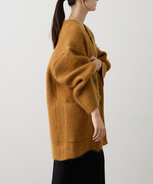 russet（ラシット）の「【再値下げ】モヘアダブルニットコート（その他アウター・レディース・ベージュ/キャメル/グレー・FREE）」の18枚目の写真