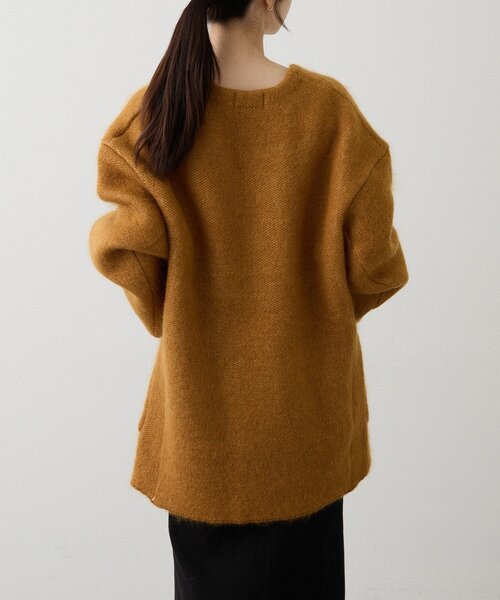 russet（ラシット）の「【再値下げ】モヘアダブルニットコート（その他アウター・レディース・ベージュ/キャメル/グレー・FREE）」の19枚目の写真