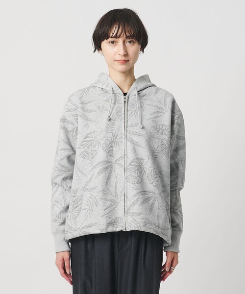 【値下げ中12/31迄】UNITED ARROWS リーヴスジャガードスウェット セール】リーヴス ジャガード スウェット ラメ パーカー（パーカー
