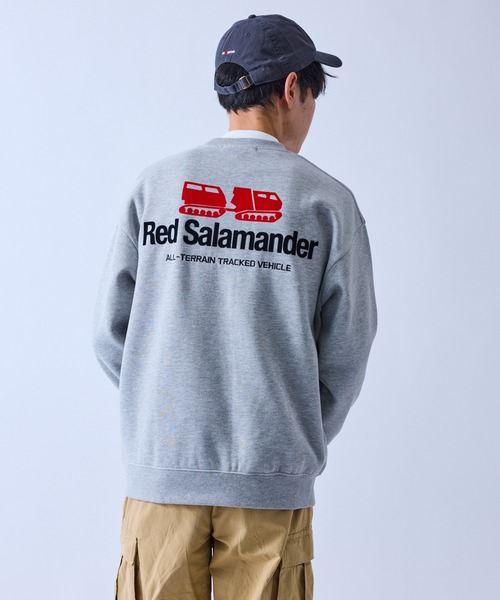 j.n.r.d(ジェー・エヌ・アール・ディー)の「【Red Salamander】バックロゴ裏起毛スウェット(スウェット・メンズ・グレー/チャコールグレー・M/LL/L)」の8枚目の写真