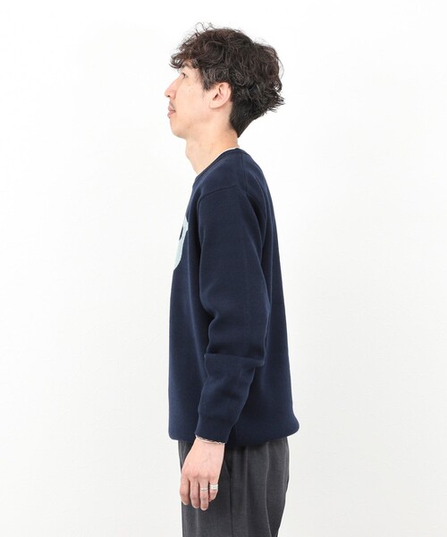 セール】クジラWJQ ダブルジャカードニット 25AW（ニット/セーター