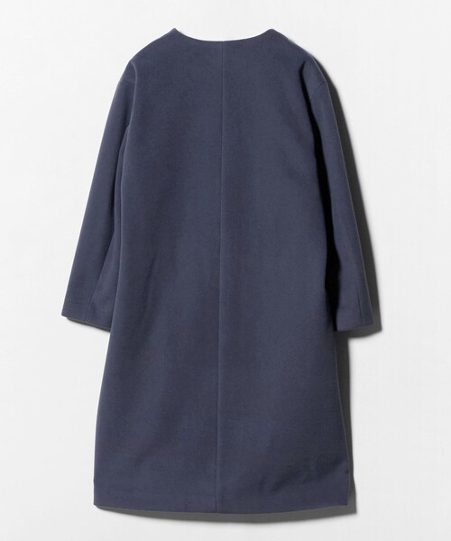 セール】ニットモッサ ノーカラーコート ＜A DAY IN THE LIFE＞（ノー