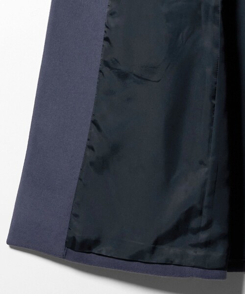 A DAY IN THE LIFE UNITED ARROWS(アデイインザライフユナイテッドアローズ)の「ニットモッサ ノーカラーコート <A DAY IN THE LIFE>(ノーカラーコート・レディース・オレンジ/ロイヤルブルー/ナチュラル/ブラック・FREE)」の10枚目の写真