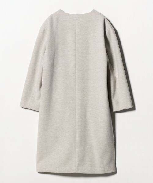 A DAY IN THE LIFE UNITED ARROWS(アデイインザライフユナイテッドアローズ)の「ニットモッサ ノーカラーコート <A DAY IN THE LIFE>(ノーカラーコート・レディース・オレンジ/ロイヤルブルー/ナチュラル/ブラック・FREE)」の17枚目の写真