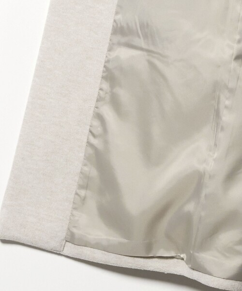 A DAY IN THE LIFE UNITED ARROWS(アデイインザライフユナイテッドアローズ)の「ニットモッサ ノーカラーコート <A DAY IN THE LIFE>(ノーカラーコート・レディース・オレンジ/ロイヤルブルー/ナチュラル/ブラック・FREE)」の19枚目の写真