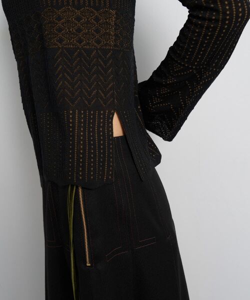 LANVIN en Bleu(ランバンオンブルー)の「ニットレースプルオーバー(ニット/セーター・レディース・レッド/ブラック・38)」の17枚目の写真