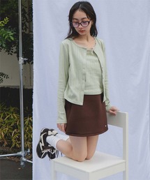 miette（ミエット）の「レースアイレットアンサンブル（カーディガン/ボレロ）」