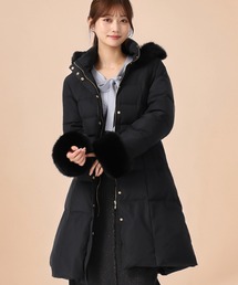 2025秋冬新作 スタンドネックフードロングダウン