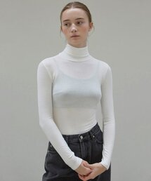 [ESSENTIAL] SOFT TURTLENECK KNIT_IVORY