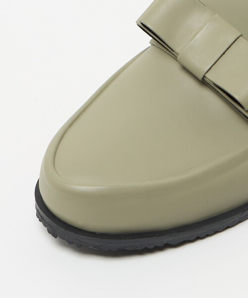 FOX UMBRELLAS（フォックスアンブレラズ）の「＜FOX UMBRELLAS＞RUB リボン ローファーシューズ 25AW（レインシューズ・レディース・ブラック/オリーブ・UK 4/UK 5/UK 3）」の9枚目の写真