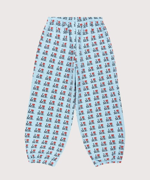 ASHLEY WILLIAMS I ♥︎ ME 水色　スウェットパンツ ASHLEY WILLIAMS（アシュリーウィリアムス）の「I heart me blue