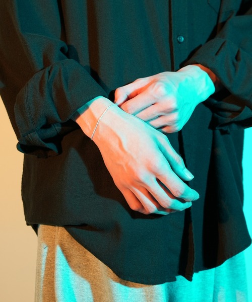 JAM HOME MADE（ジャムホームメイド）の「ロープチェーンブレスレット S 三友その2 チタン（スパイク チェーン）/メンズ/レディース/ユニセックス（ブレスレット・メンズ・シルバー・ONE SIZE）」の2枚目の写真