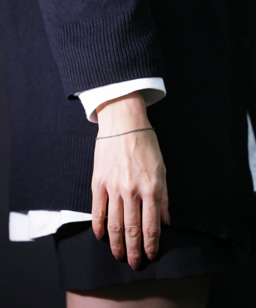 JAM HOME MADE（ジャムホームメイド）の「ロープチェーンブレスレット S 三友その2 チタン（スパイク チェーン）/メンズ/レディース/ユニセックス（ブレスレット・メンズ・シルバー・ONE SIZE）」の4枚目の写真