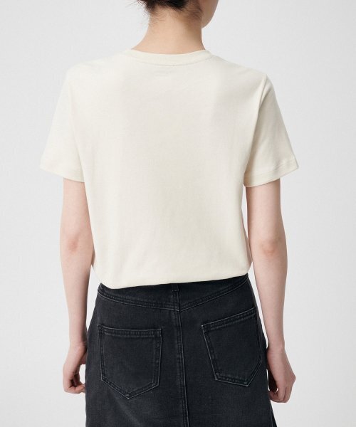 MUSINSA STANDARD WOMAN（ムシンサスタンダードウーマン）の「ウィメンズベーシッククルーネックTシャツ[エクリュ]（Tシャツ/カットソー・レディース・その他・SMALL/MEDIUM/X-LARGE/LARGE/X-SMALL）」の9枚目の写真