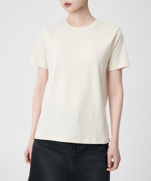 MUSINSA STANDARD WOMAN（ムシンサスタンダードウーマン）の「ウィメンズベーシッククルーネックTシャツ[エクリュ]（Tシャツ/カットソー・レディース・その他・SMALL/MEDIUM/X-LARGE/LARGE/X-SMALL）」の12枚目の写真