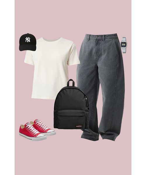 MUSINSA STANDARD WOMAN（ムシンサスタンダードウーマン）の「ウィメンズベーシッククルーネックTシャツ[エクリュ]（Tシャツ/カットソー・レディース・その他・SMALL/MEDIUM/X-LARGE/LARGE/X-SMALL）」の2枚目の写真