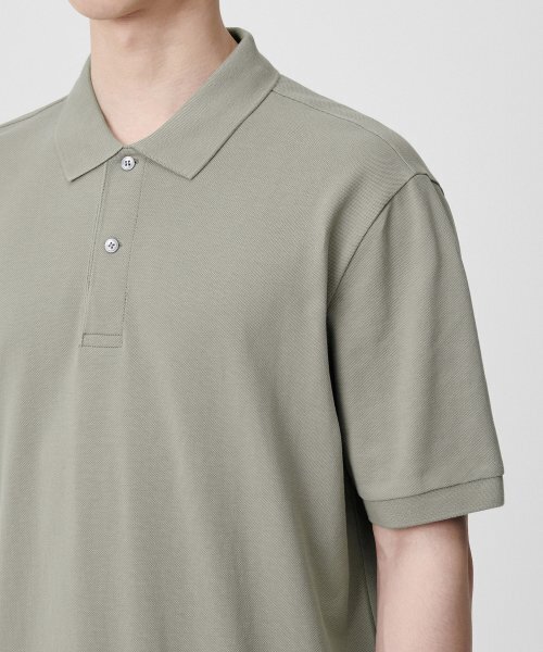 MUSINSA STANDARD（ムシンサスタンダード）の「ベーシックピケポロシャツ[ピスタチオ]（ポロシャツ・メンズ・その他・SMALL/MEDIUM/LARGE/X-LARGE/XX-LARGE/XXX-LARGE）」の5枚目の写真