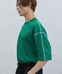 TRIP LE SENS（トリップ ル センス）の「フォレストステッチTシャツ_Green（Tシャツ/カットソー）」