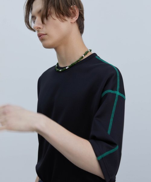 TRIP LE SENS（トリップ ル センス）の「フォレストステッチTシャツ_Green（Tシャツ/カットソー・メンズ・その他・MEDIUM/LARGE）」の2枚目の写真