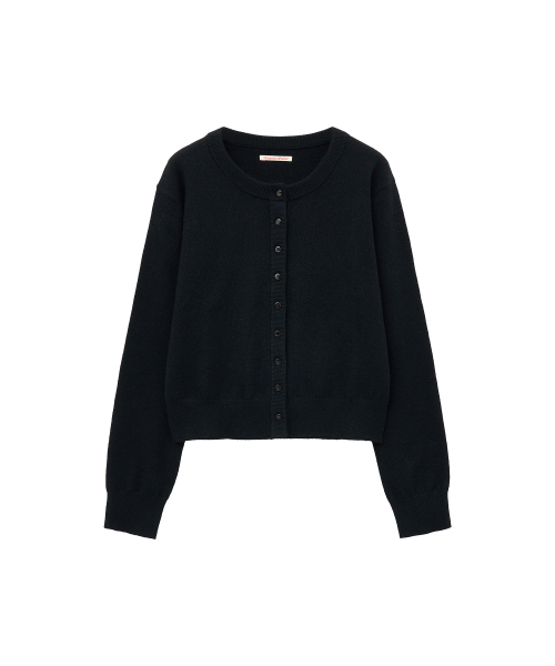 VANONE ATELIER(バノンアトリエ)の「KN4268 エッセンシャルラウンドカーディガン_ブラック(カーディガン/ボレロ・レディース・ブラック・FREE)」の2枚目の写真