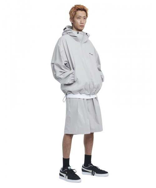 NOMANUAL(NOMANUAL)の「PENON WIND SHELL - WARM GRAY(ナイロンジャケット・レディース・その他・X-LARGE/SMALL/MEDIUM/LARGE)」の14枚目の写真